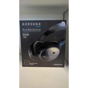 Creative Aurvana ANC headphones, noise cancelling, foldable, mic
